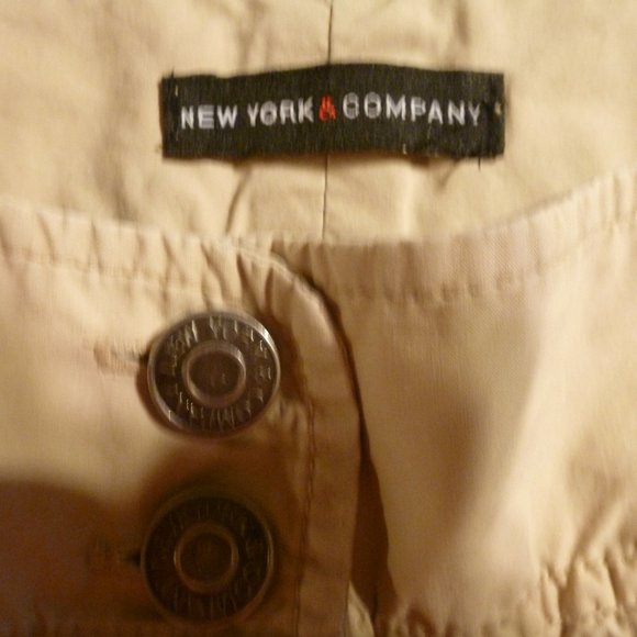 NY & Co Wide leg capri w/ pockets high waisted - Picture 5 of 10